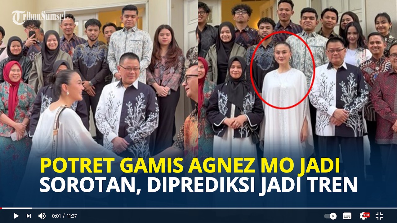 POTRET Gamis Putih Agnez Mo Viral di Medsos saat Hadiri Bukber KJRI Dubai,Harga Tak Sampai Rp 1 Juta