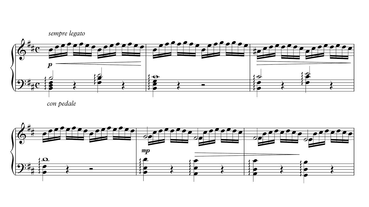 J.S.Bach-Al.Siloti: Prelude in B minor (audio + sheet music) [Thurzó]