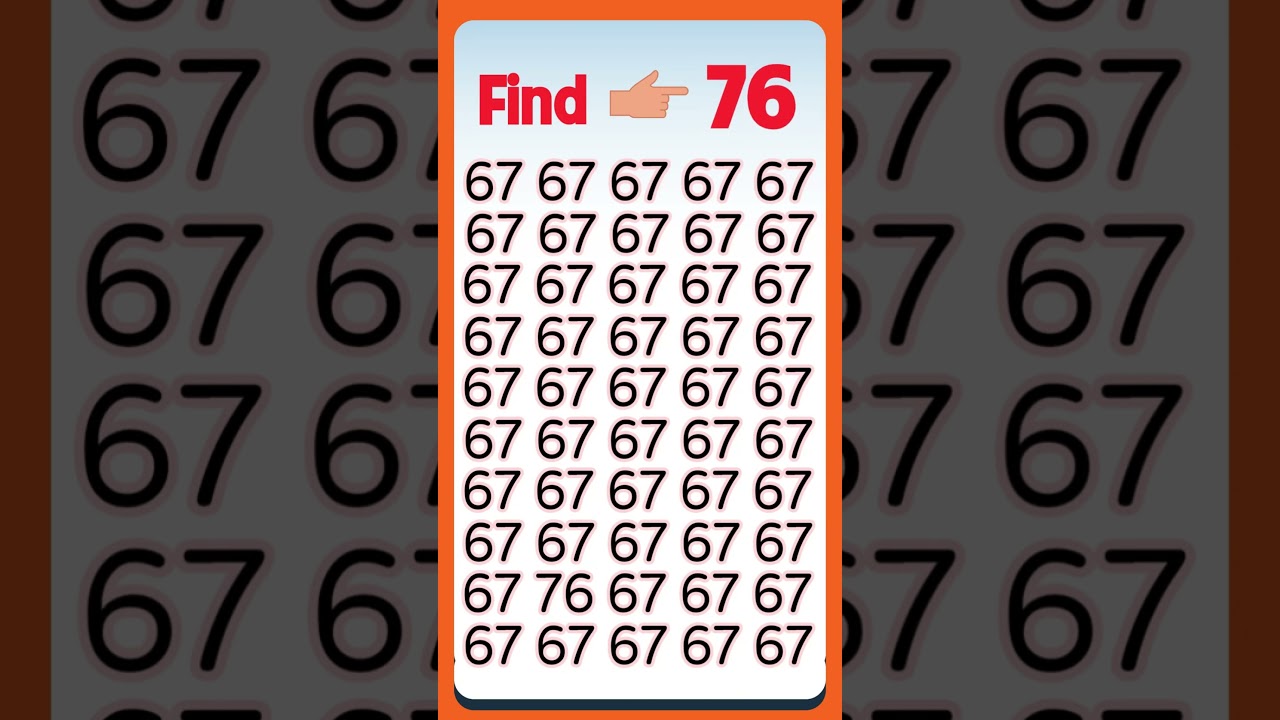 😱 YOU&rsquo;LL NEVER SPOT IT! #education #mathstricks #puzzle #iqtest #quiz #viral #maths