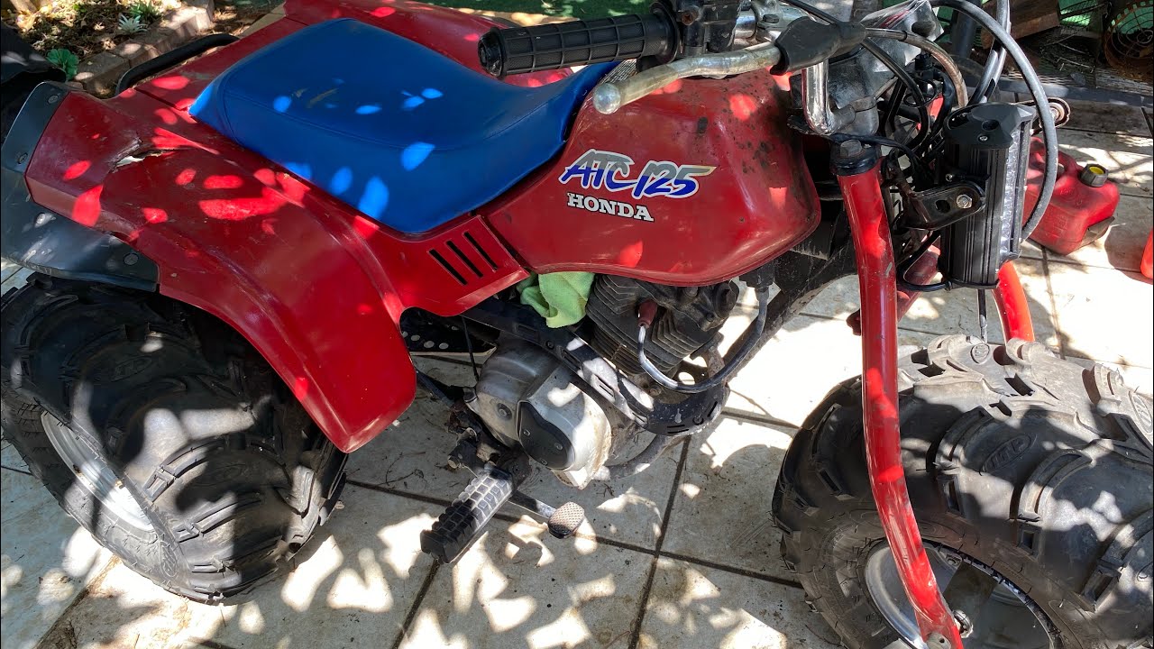 1987 Atc 125m Valve adjustment, carburetor adjustment, and first start.