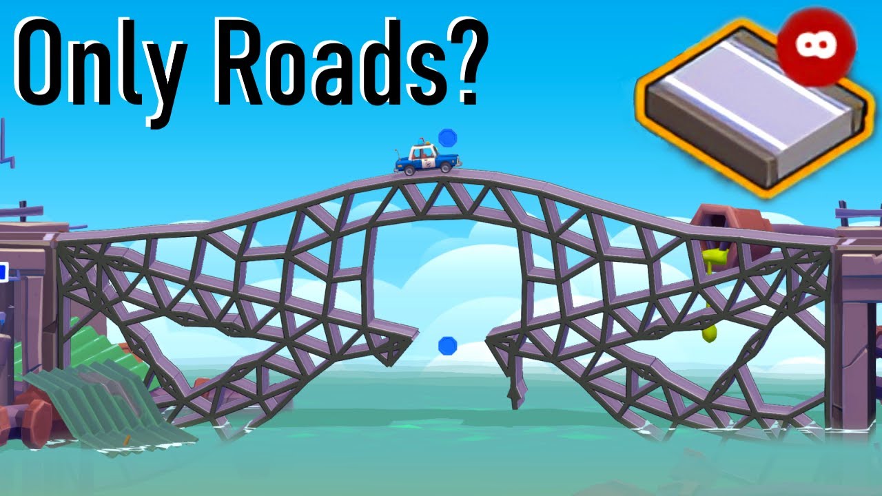 Can You Beat Poly Bridge 3 Using Only Roads?