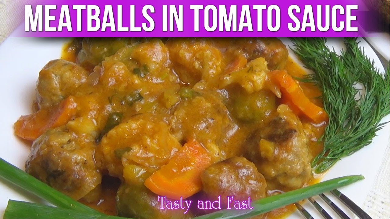 Meatballs in tomato sauce recipe. How To Cook Meatballs. 4K