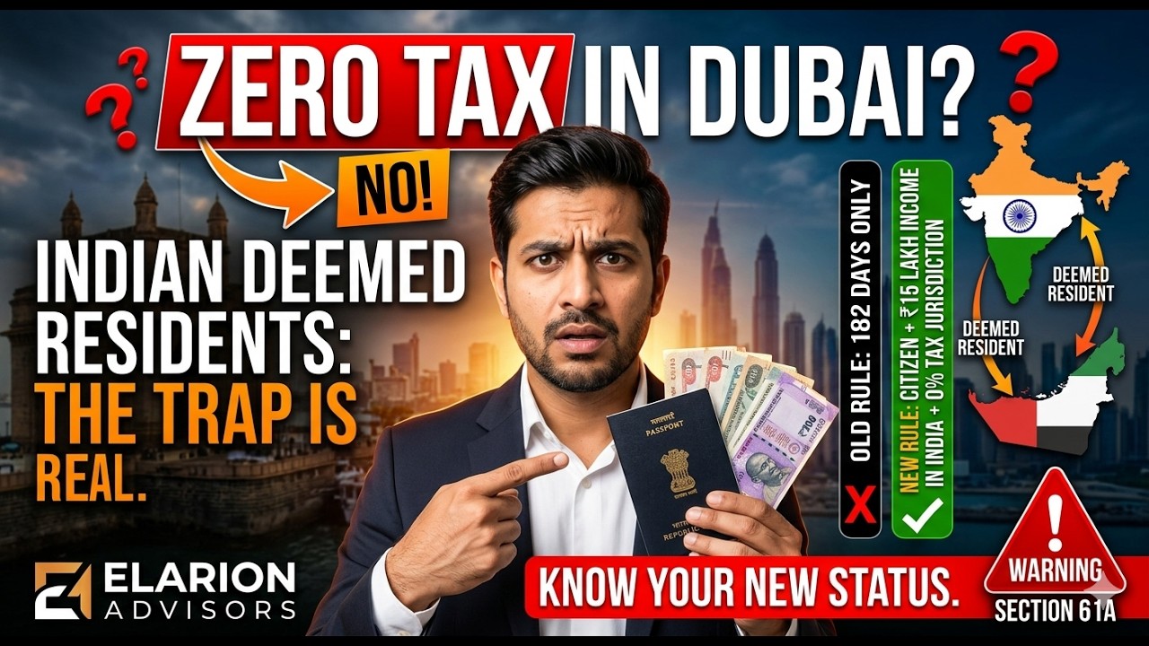 Zero Tax in Dubai? Why UAE NRIs Are Now 