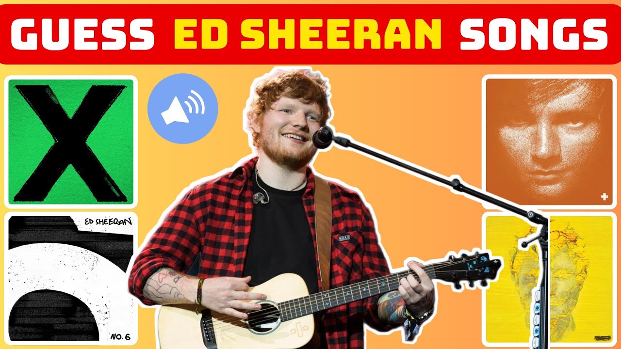 Guess The ED SHEERAN Song🔉? Music Quiz