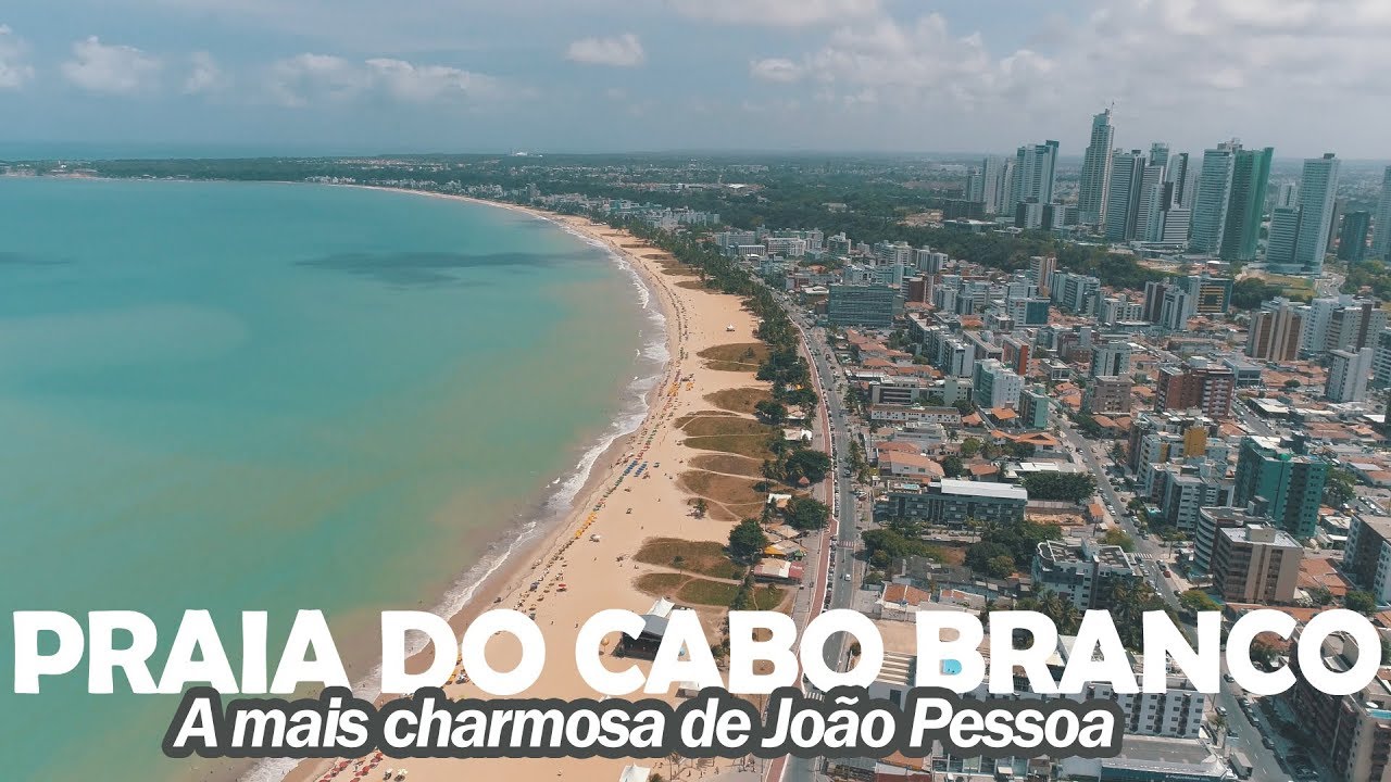 A Praia do Cabo Branco em 4K - A mais charmosa de Jo&atilde;o Pessoa - Para&iacute;ba