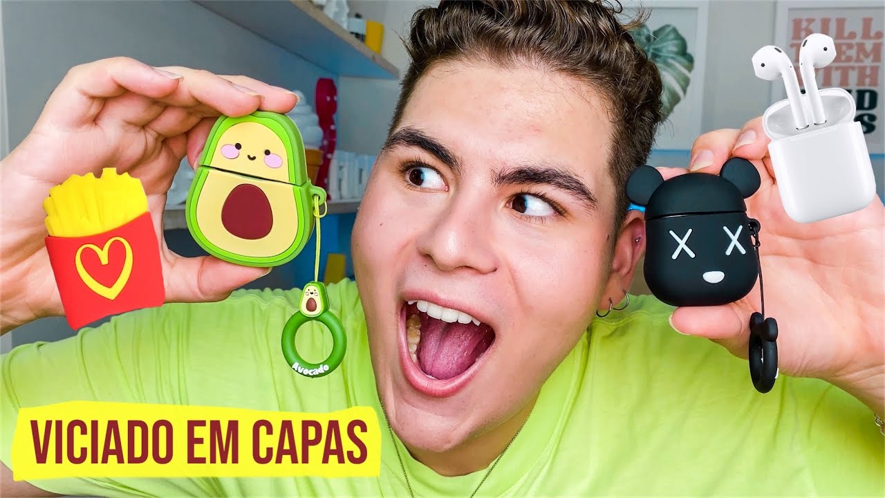 MINHAS CAPINHAS DE AIRPODS *fone de ouvido