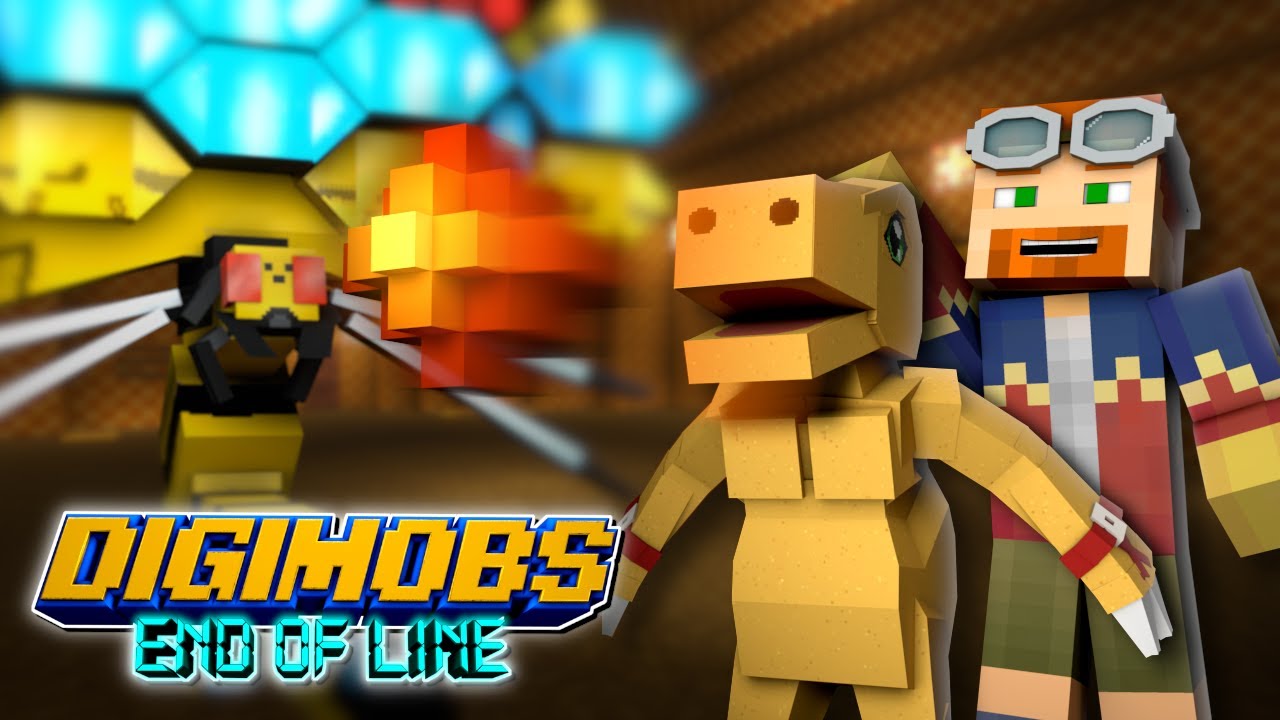 DIGIMOBS: КОНЕЦ ЛИНИИ - Часть 1 (Minecraft Machinima)