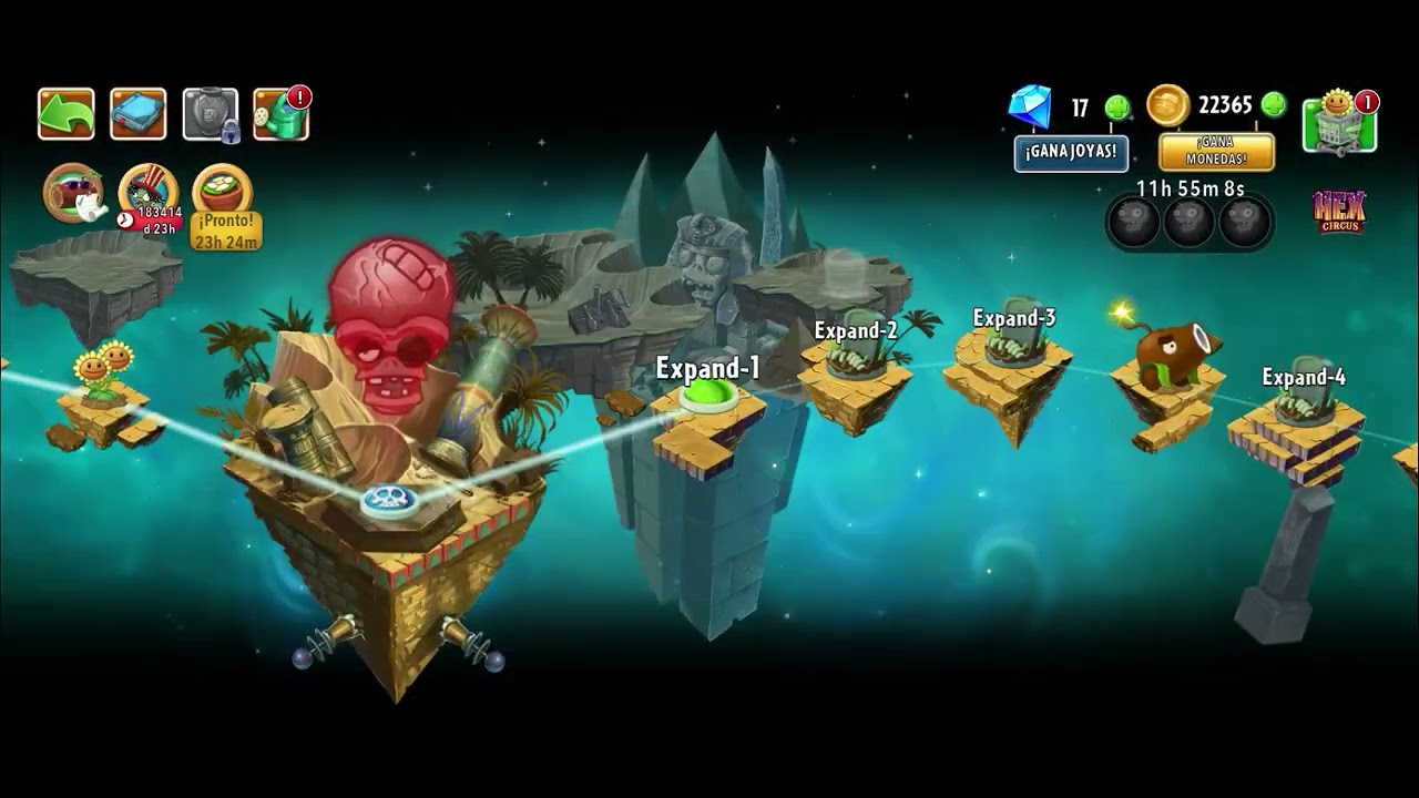 Plantas vs zombies 2 hexiux desbloquea a winterrambutan con un nivel modificado leer la descripción 