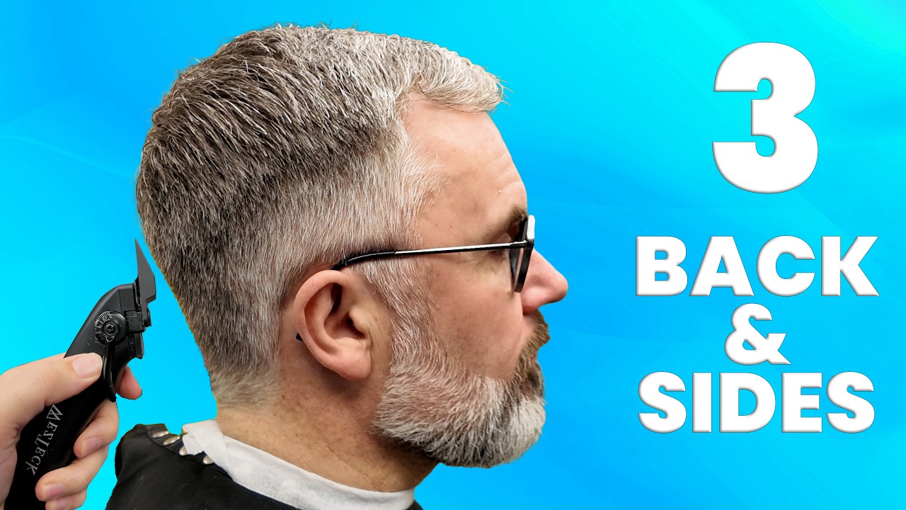 How To Cut Mens Hair With Clippers And Scissors | #3 Back and Sides