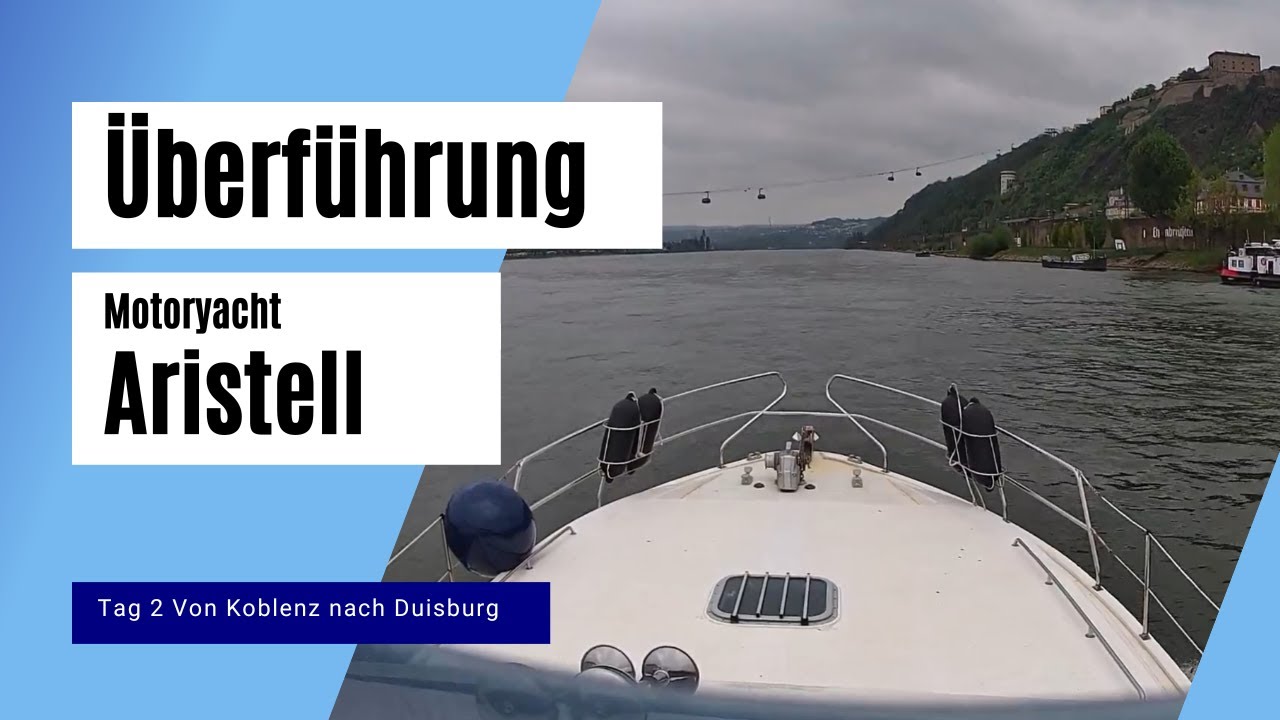 Überführung Motoryacht Aristell Tag2