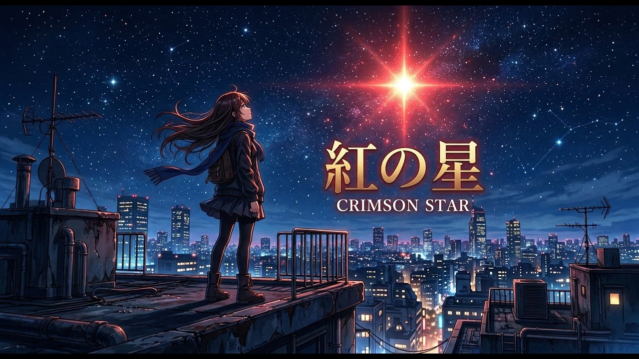 紅の星 / Crimson Star | Anime Opening Style Song | Epic J-Pop Rock