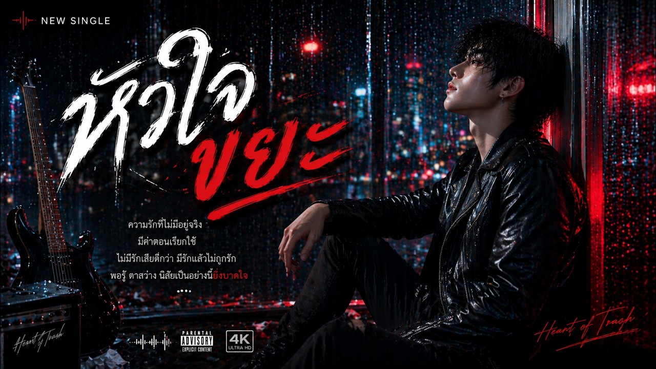 หัวใจขยะ |  เจ็บลึกจนตาสว่าง | Thai Slow Rock  | #เพลงจากรอยแผล