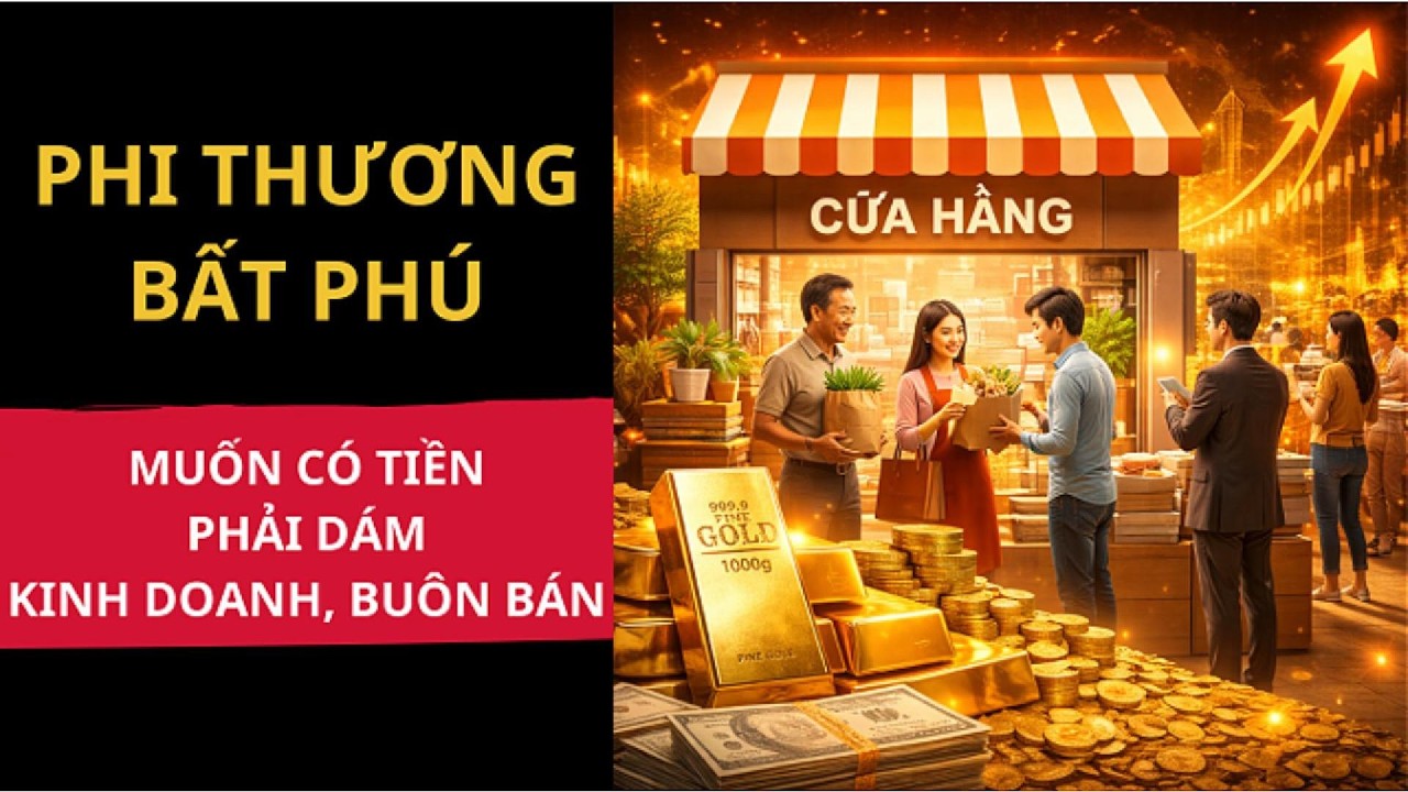 PHI THƯƠNG BẤT PHÚ - MUỐN CÓ TIỀN PHẢI DÁM KINH DOANH, BUÔN BÁN