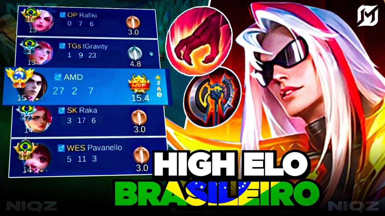 O JUNGLER MAIS ROUBADO PARA CARREGAR NA SOLO MITICO IMORTAL!!! LEOMORD GAMEPLAY | Mobile Legends