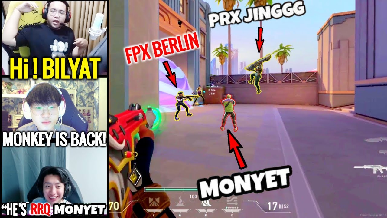 PRX f0rsakeN PRX Jinggg Met Their old Teammate RRQ Monyet in Radiant Immo Lobby Ranked | Valorant