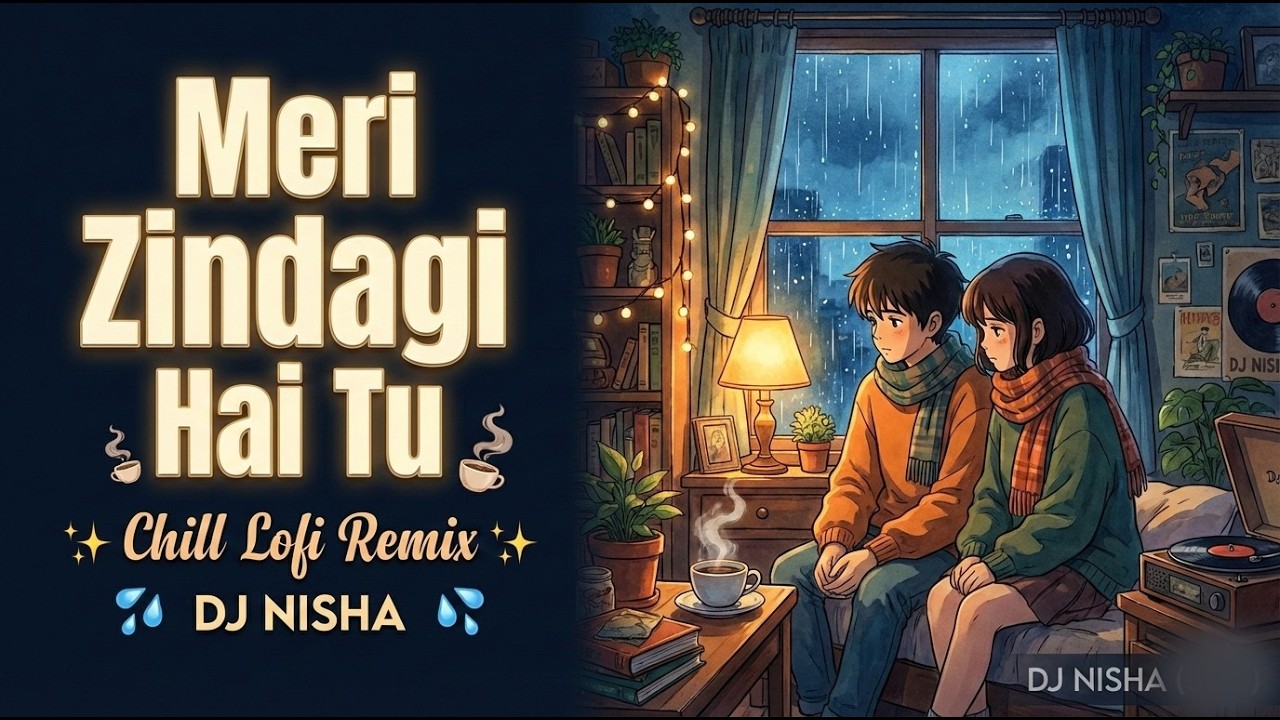 Meri Zindagi Hai Tu (Lofi Remix) | Slowed + Reverb | DJ Nisha | Bollywood Lofi Mix 2026