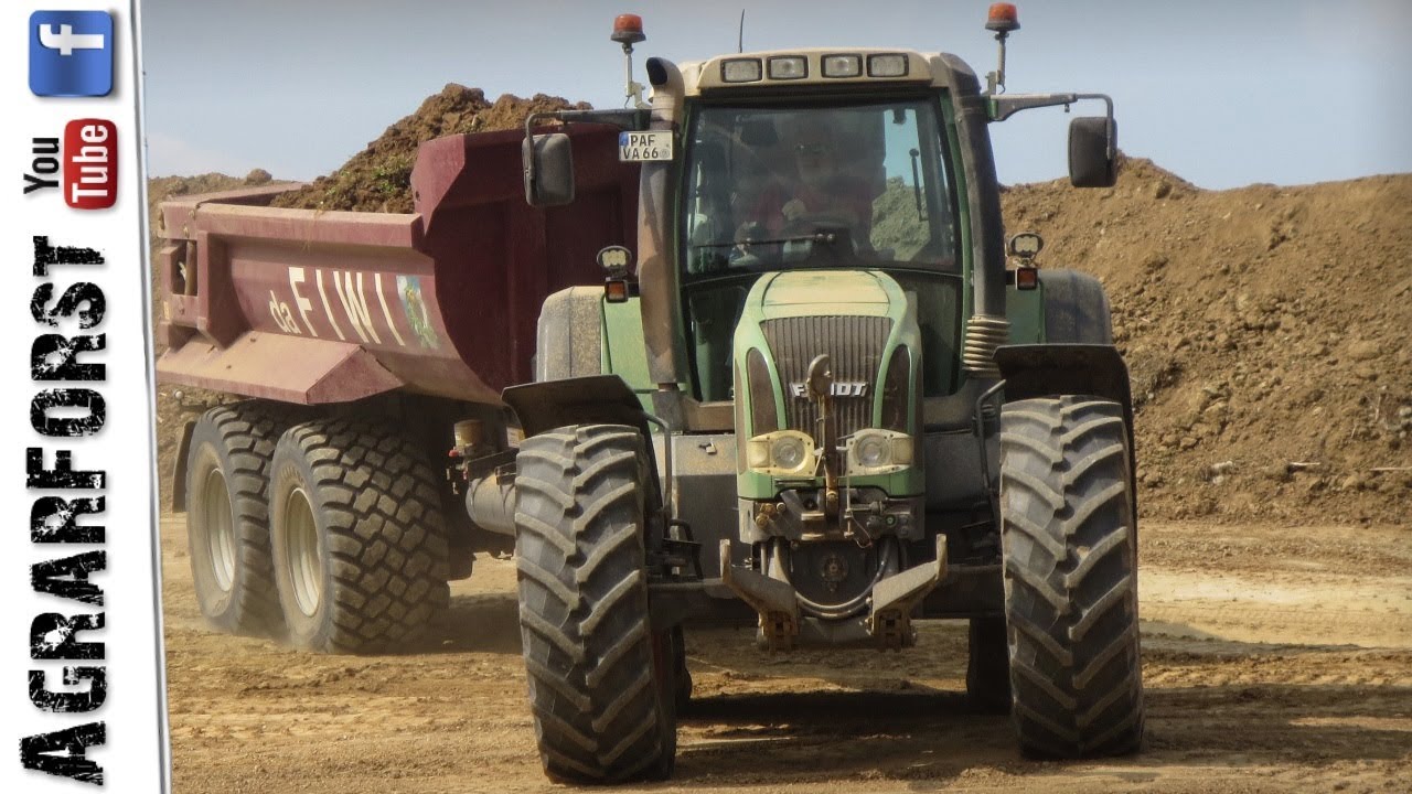 Traktoren am Limit! Baustellenarbeiten mit FENDT Vario und JOHN DEERE 6R
