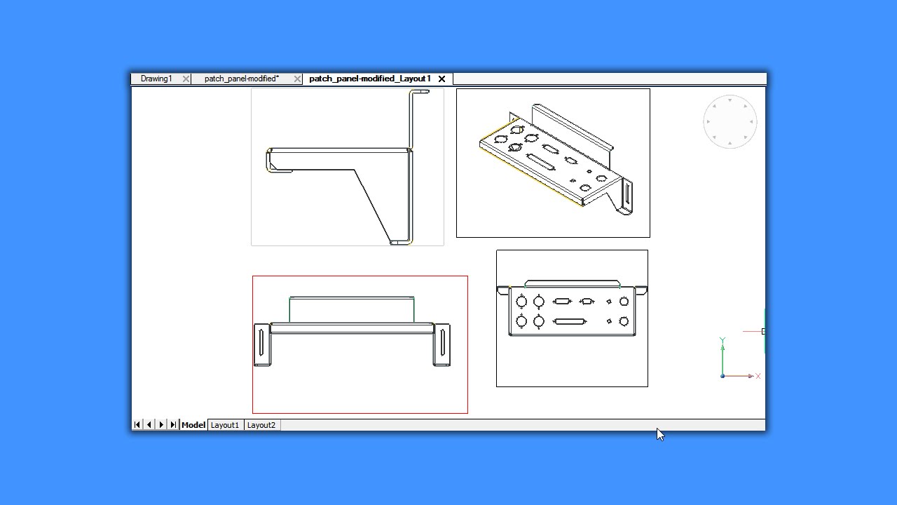 Copying Layouts to Model Tab