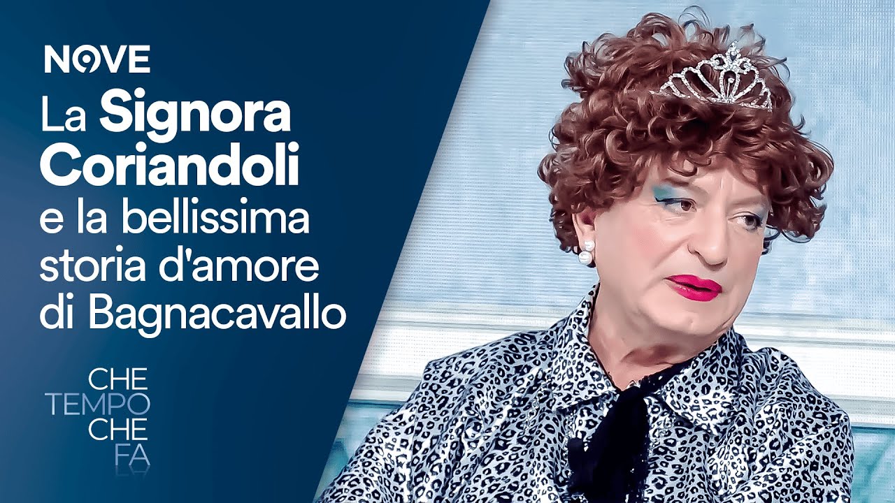 La Signora Coriandoli e la bellissima storia d'amore di Bagnacavallo | Che tempo che fa