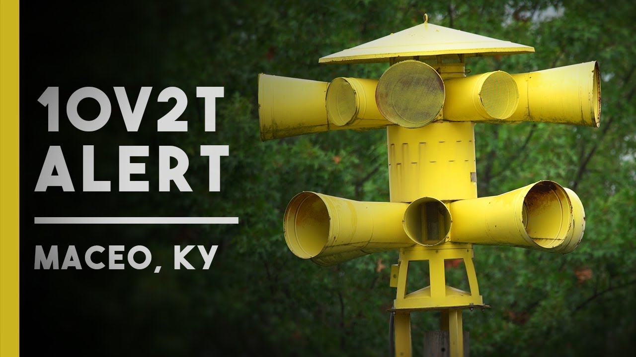 Sentry 10V2T | Full Alert | Maceo, KY (Daviess Co.Tornado Siren Test)