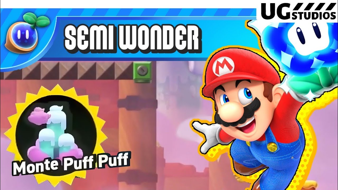 MONDO 2 - TUTTI I SEMI WONDER (Monte Puff Puff) SUPER MARIO BROS WONDER