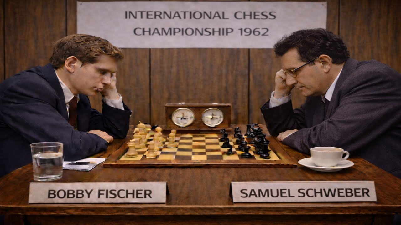 Bobby Fischer vs Samuel Schweber *  Stockholm, Sweden 1962