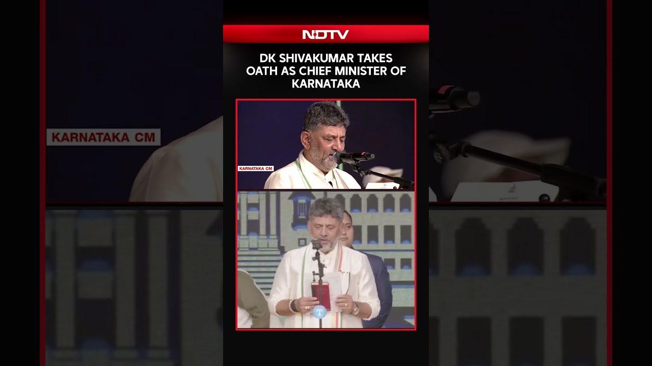 DK Shivakumar Takes Oath As Chief Minister Of Karnataka