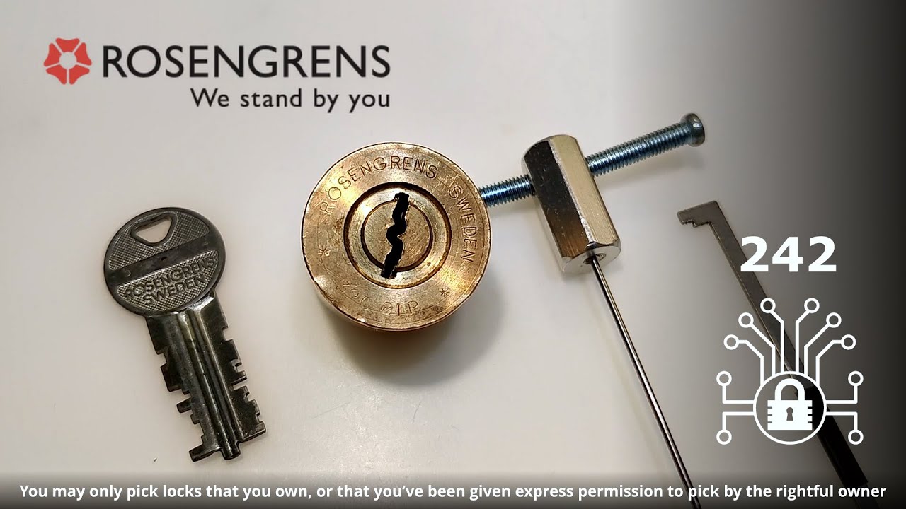 242 🔐 Rosengrens 32C 81P safe deposit box lock picked and gutted