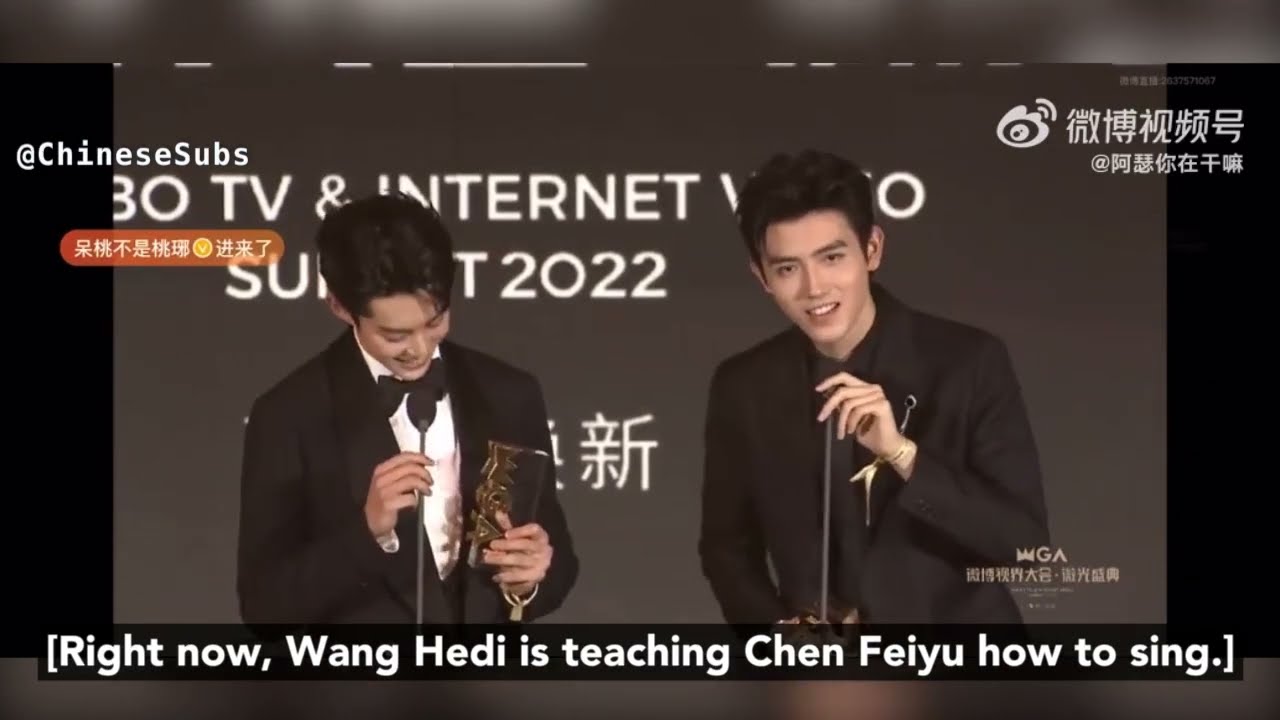 Wang Hedi and Chen Feiyu sing Love Confession by Jay Chou
