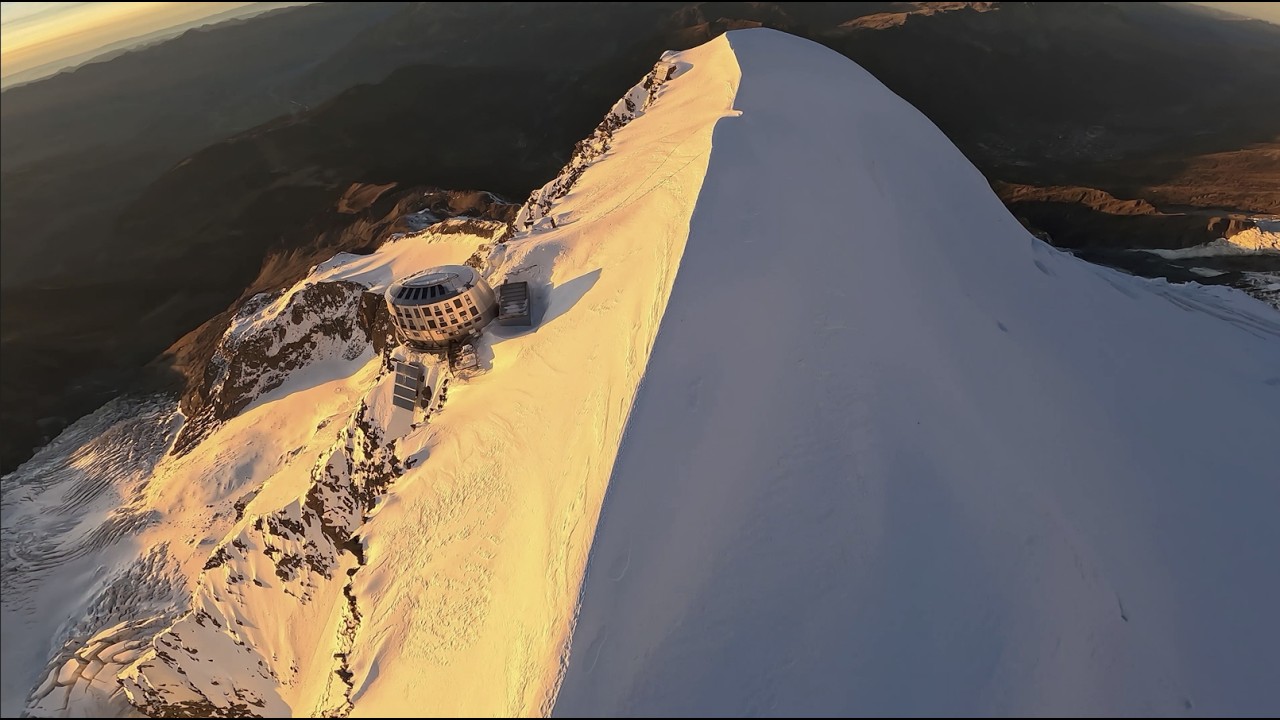 Aiguille du Goûter - Wingsuit Sunset Dream Line