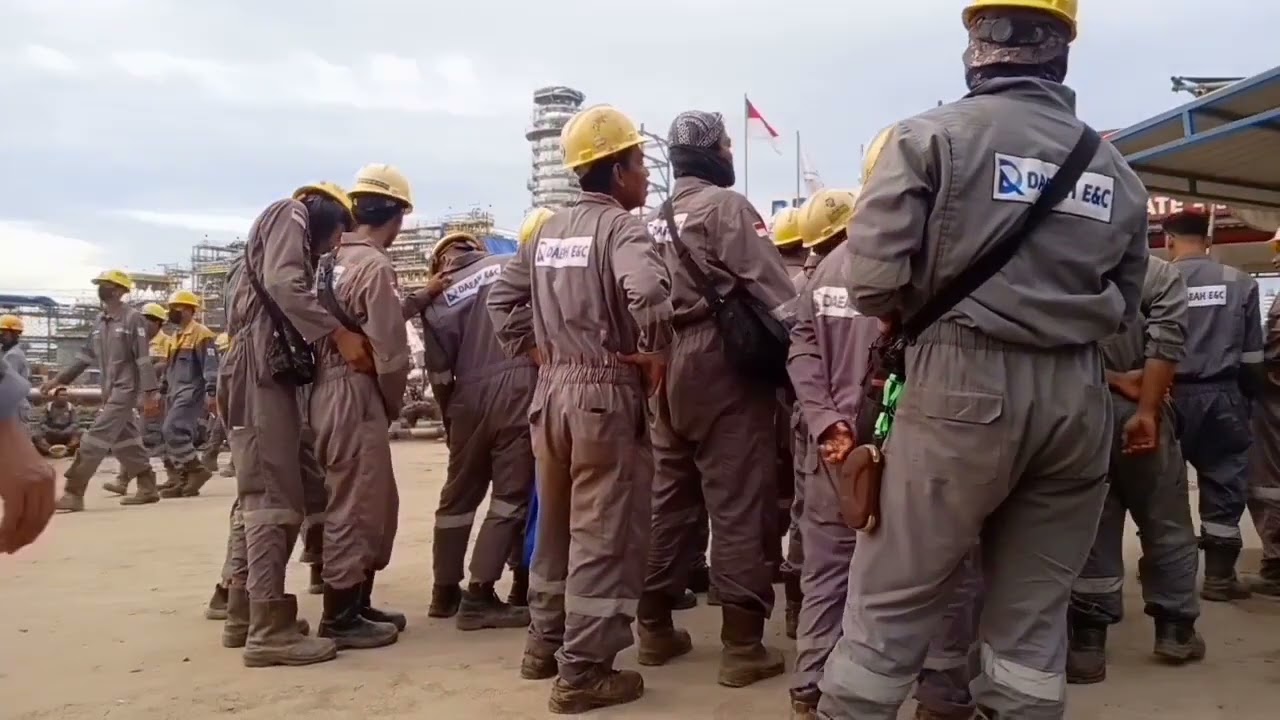 Pulang kerja di waktu senja PERTAMINA BALIKPAPAN