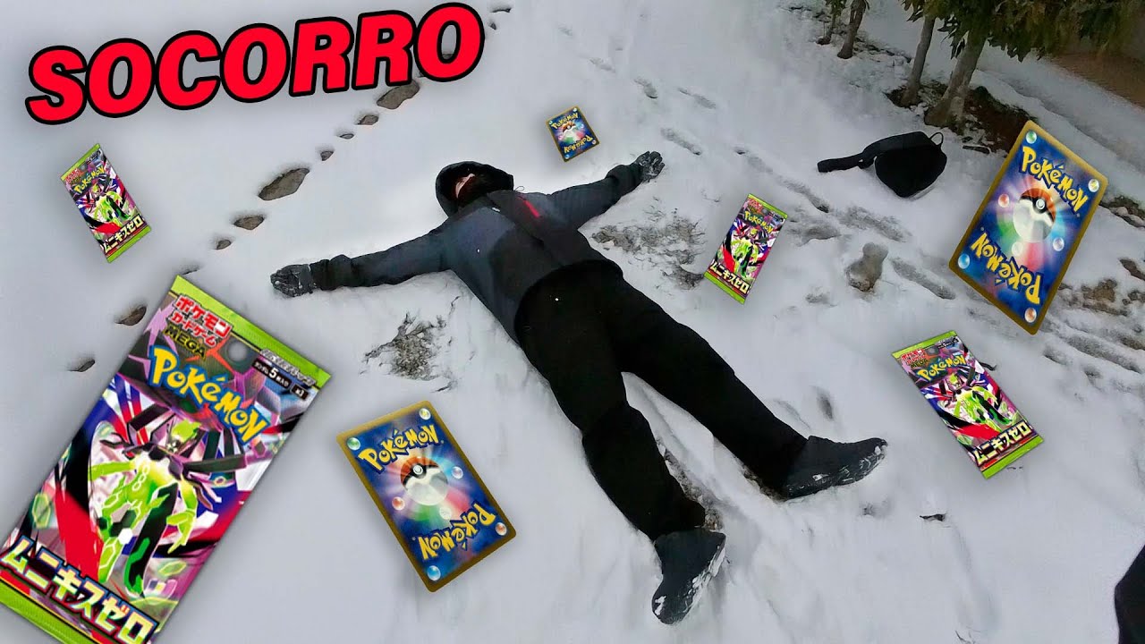 Quase congelei na neve por cartas Pokémon…