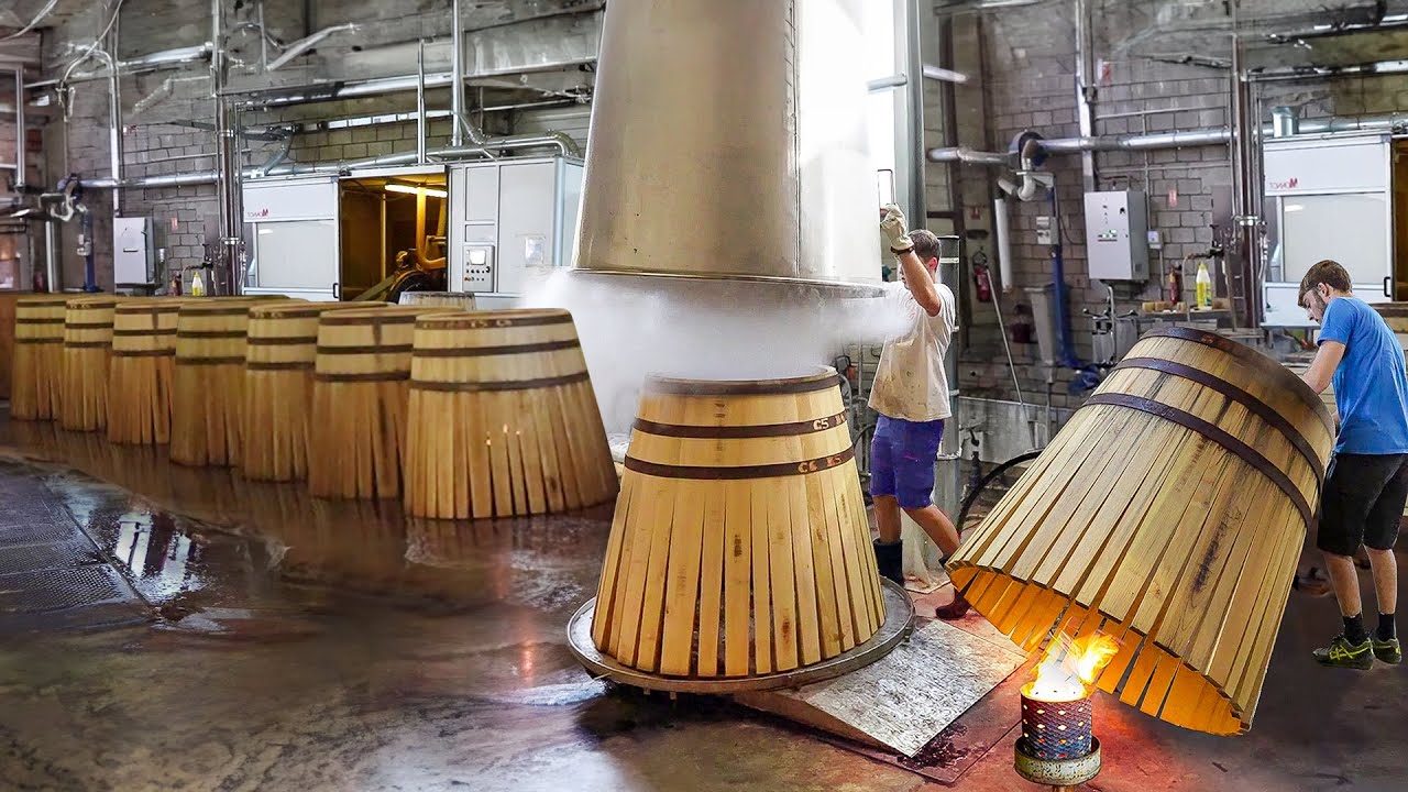 The Genius Process of Mass Producing Wooden Barrels