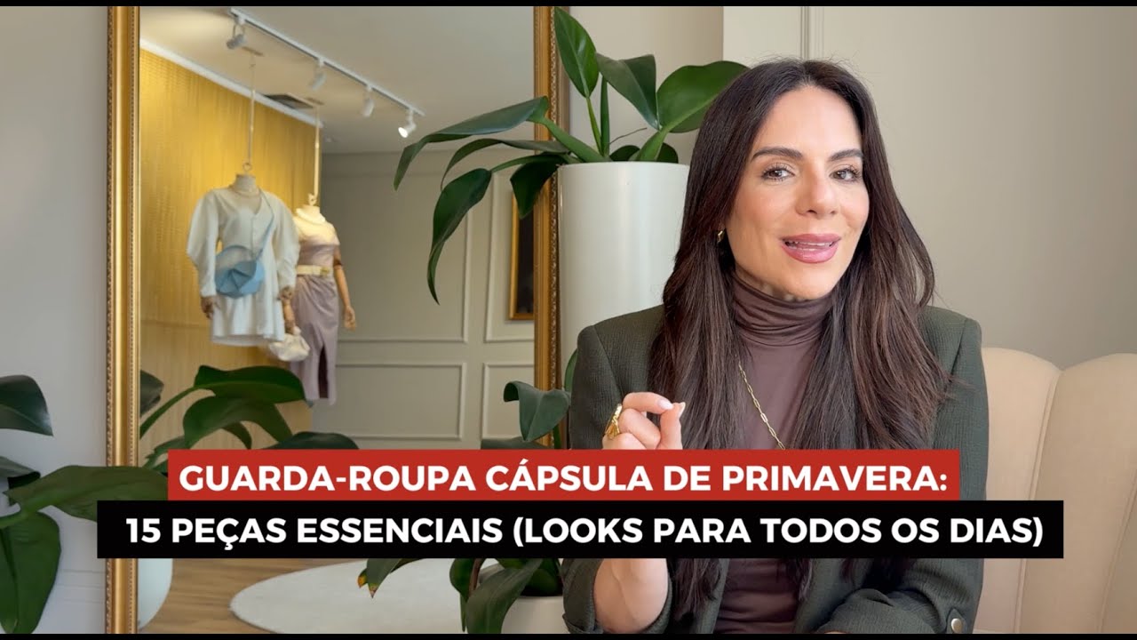 15 PEÇAS de ROUPA essenciais para um guarda-roupa cápsula de primavera PERFEITO