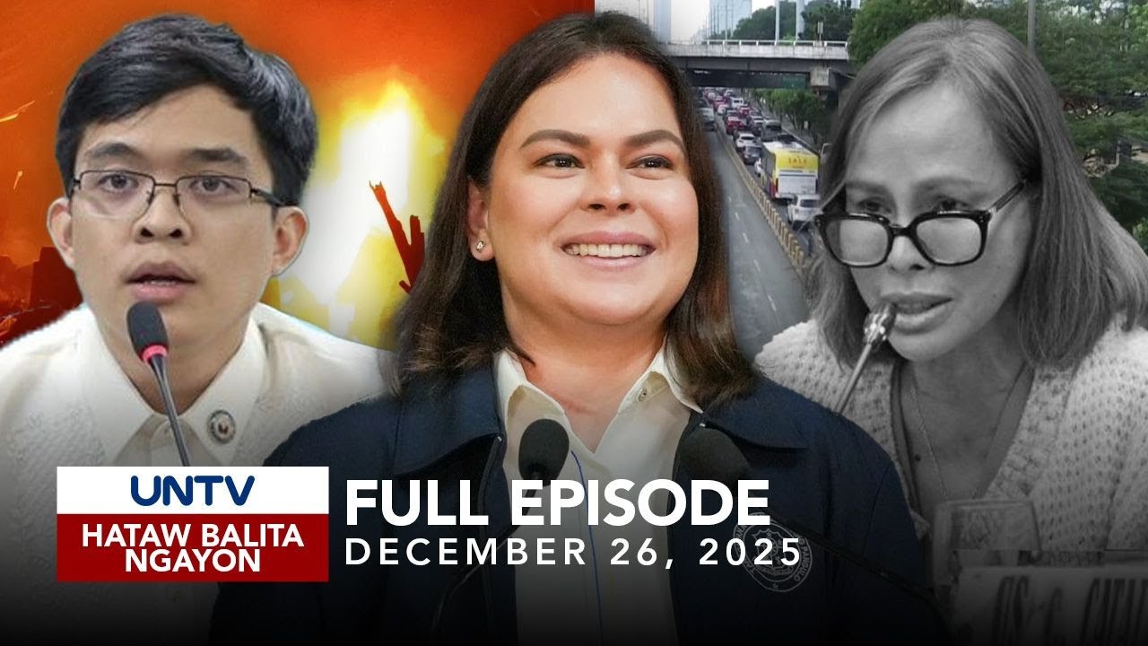 UNTV: Hataw Balita Ngayon | December 26, 2025