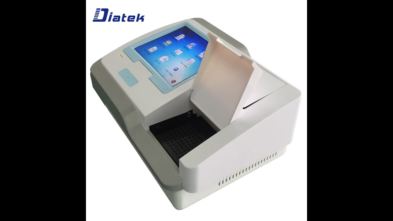 Diatek Microplate reader DR-200B Unpacking and operation video