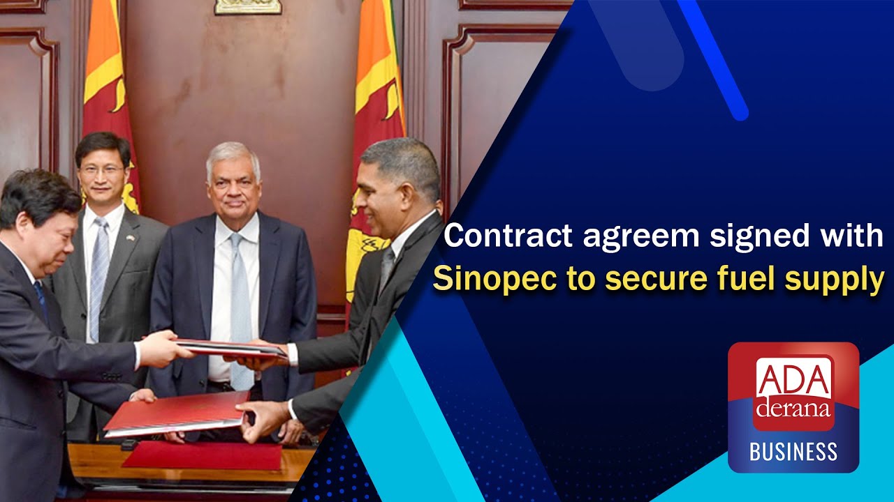 Contract agreement signed with Sinopec to secure fuel supply