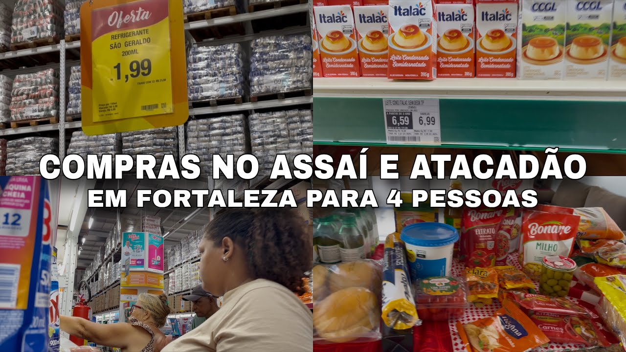 FIQUEI CHOCADA COM OS PREÇOS + COMPRAS PARA 4 PESSOAS || PAULA FERREIRA 