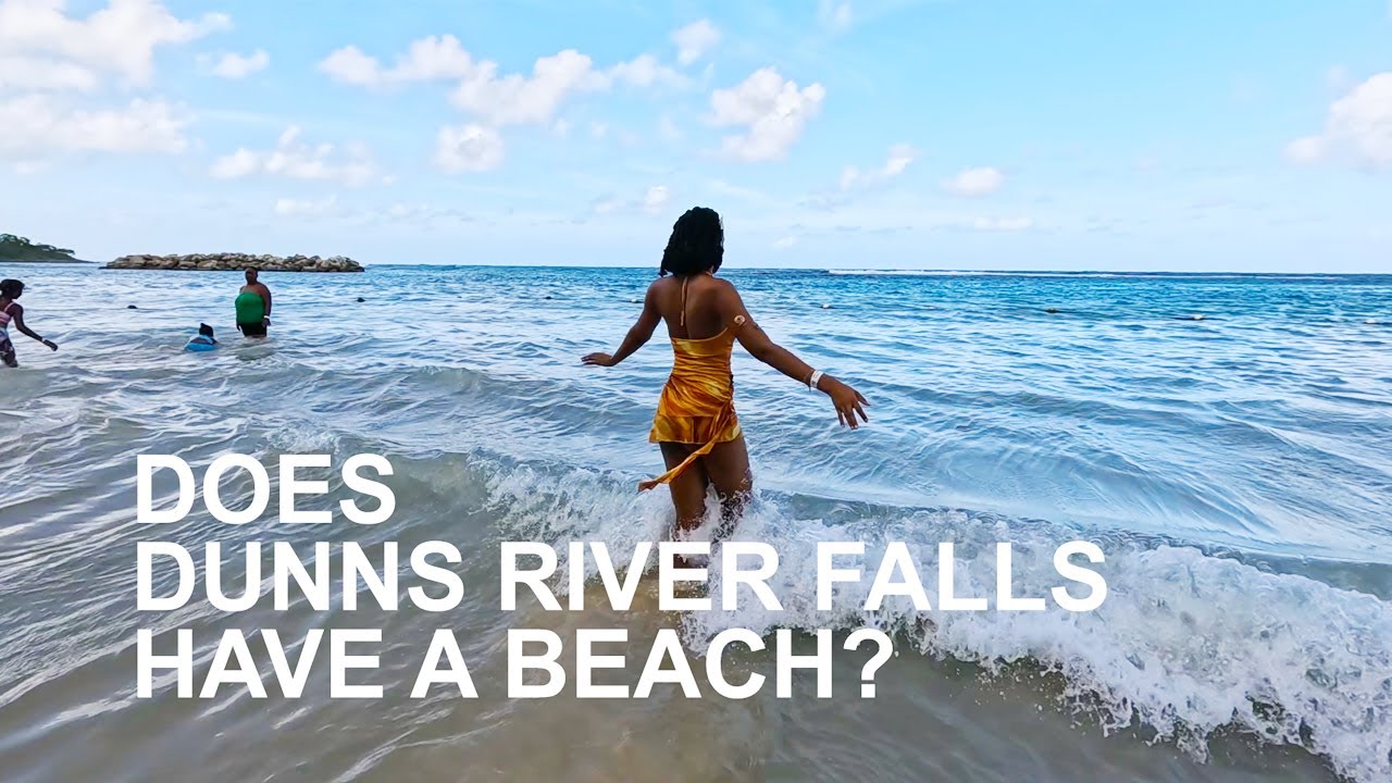 Does Dunn's River Falls have a beach? 