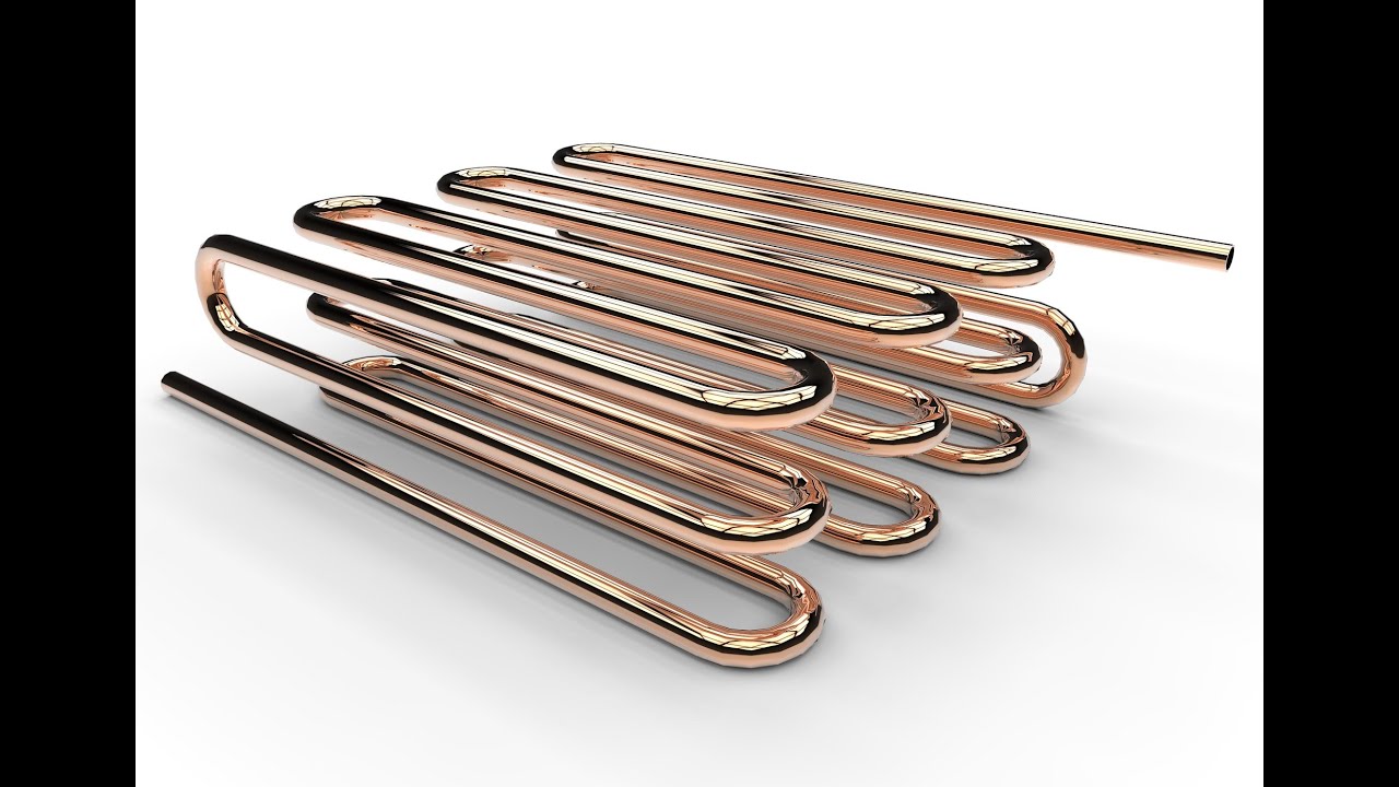 How to make a pipe coil in SolidWorks