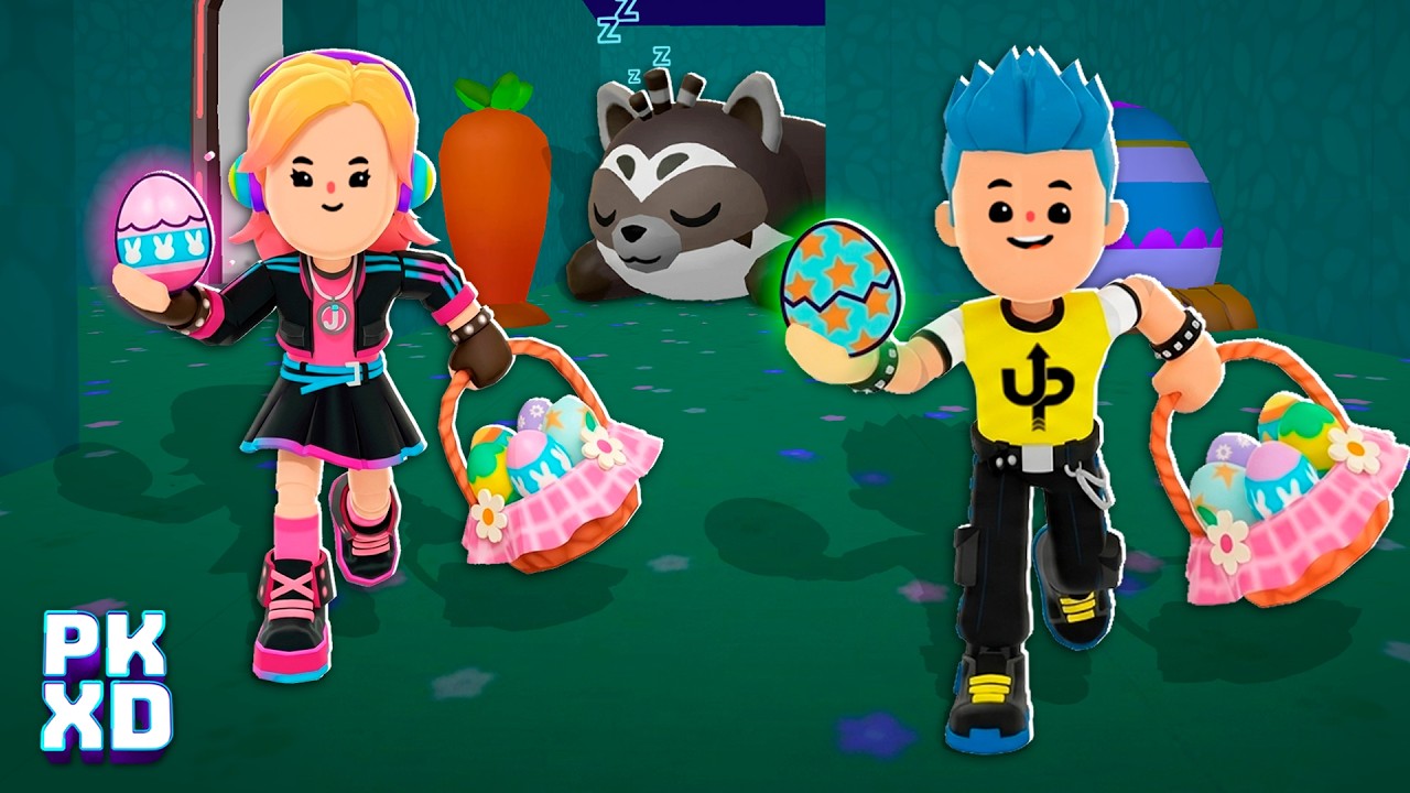 🦝 Ca&ccedil;a aos Ovos de P&aacute;scoa no Monster Lab do PK XD