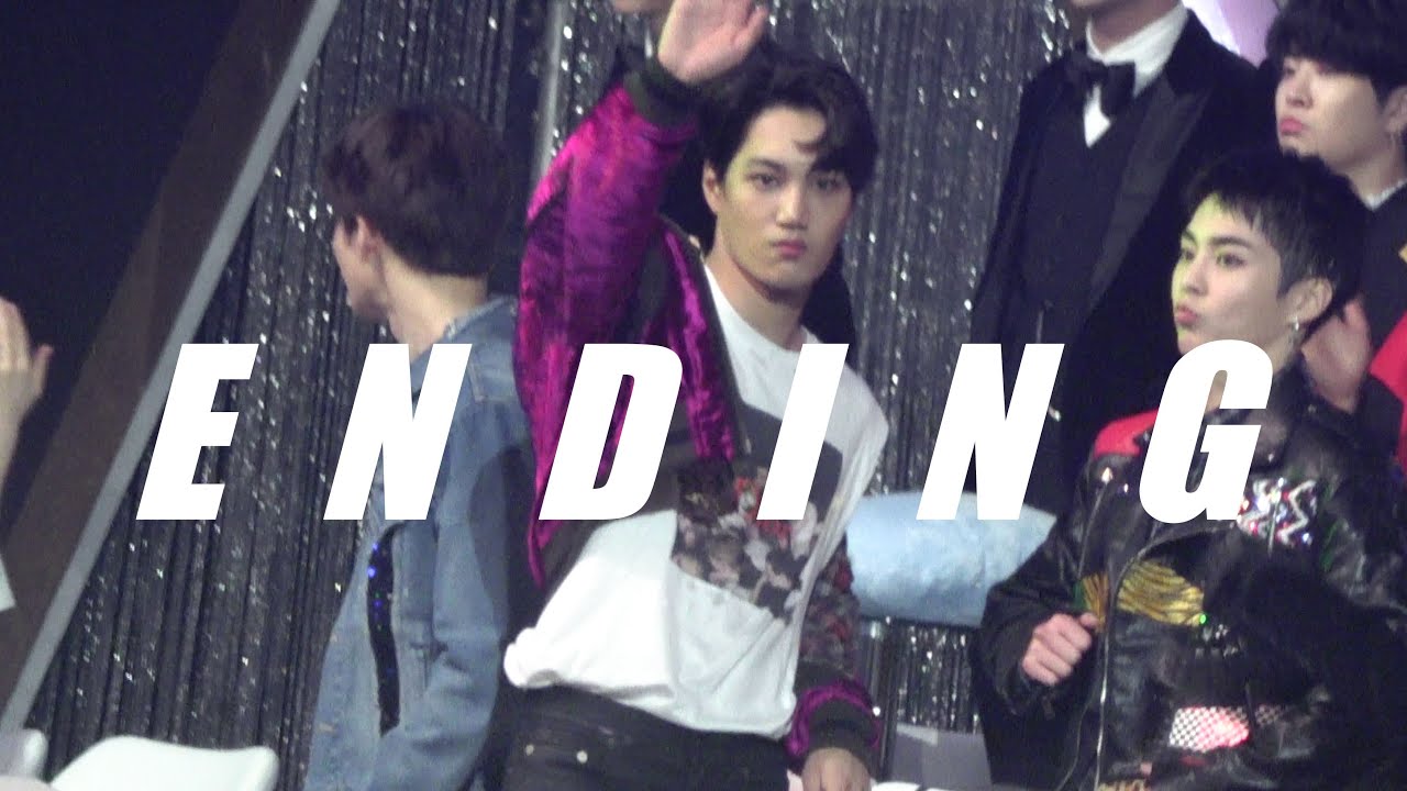 180111 EXO 카이 엔딩 Ending 골든디스크 KAI focus
