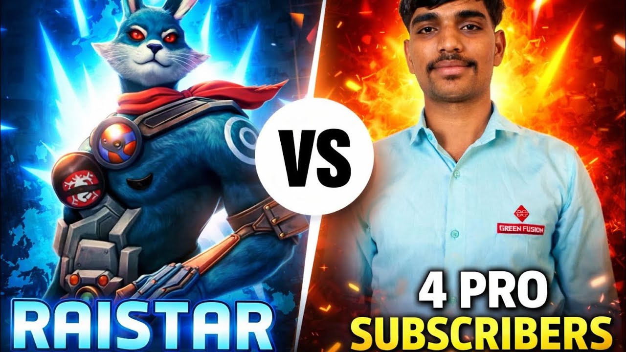 Raistar VS 4 PRO PLAYERS in CS 😱 | Epic Clash Squad Battle | Garena Free Fire📝 Description