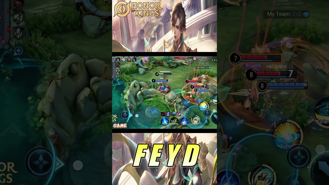FEYD Top Jungler Pro Technique Gameplay INSANE DAMAGE! - Honor of Kings #hok #feyd #honorofkings