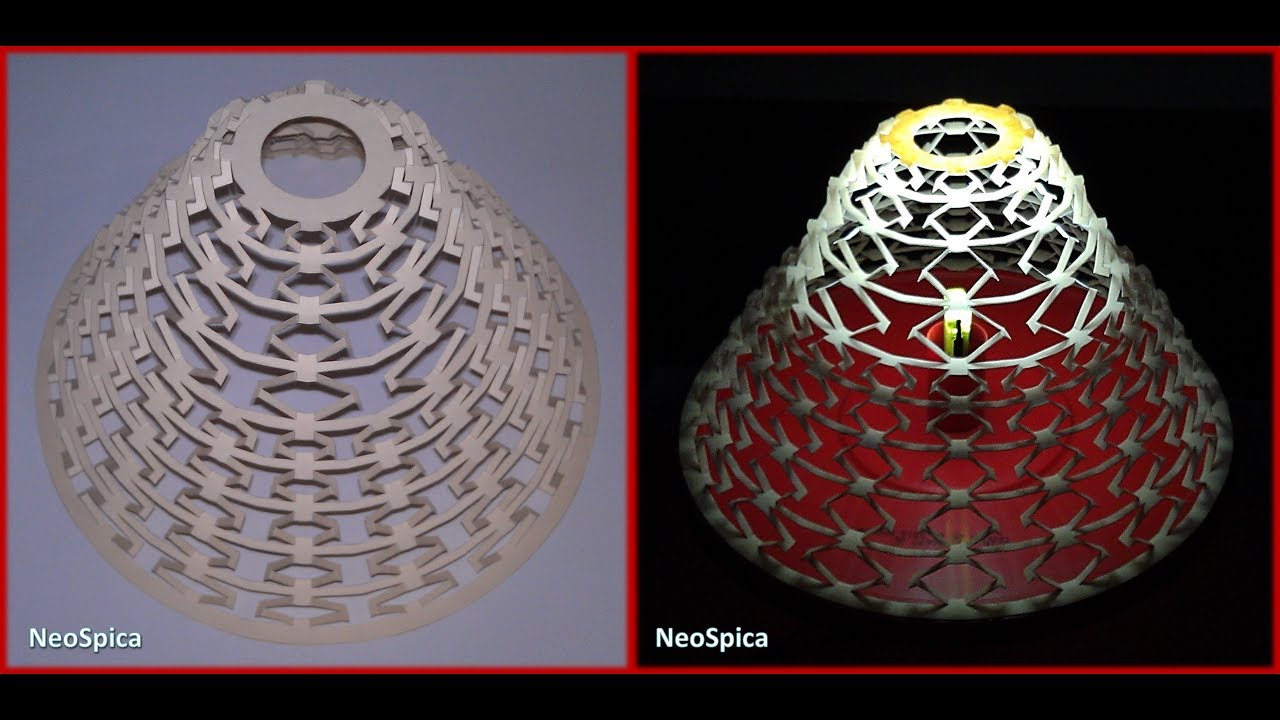 Paper Cut Tower Expandable Flat Structures Fusion Based On 16-gon And 32-gon