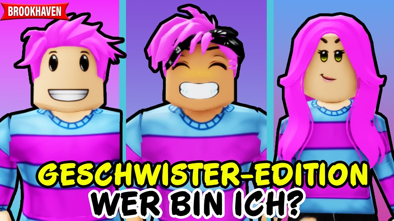 XXL Wer bin ich?! Challenge, ABER WIR MÜSSEN GESCHWISTER SEIN!
