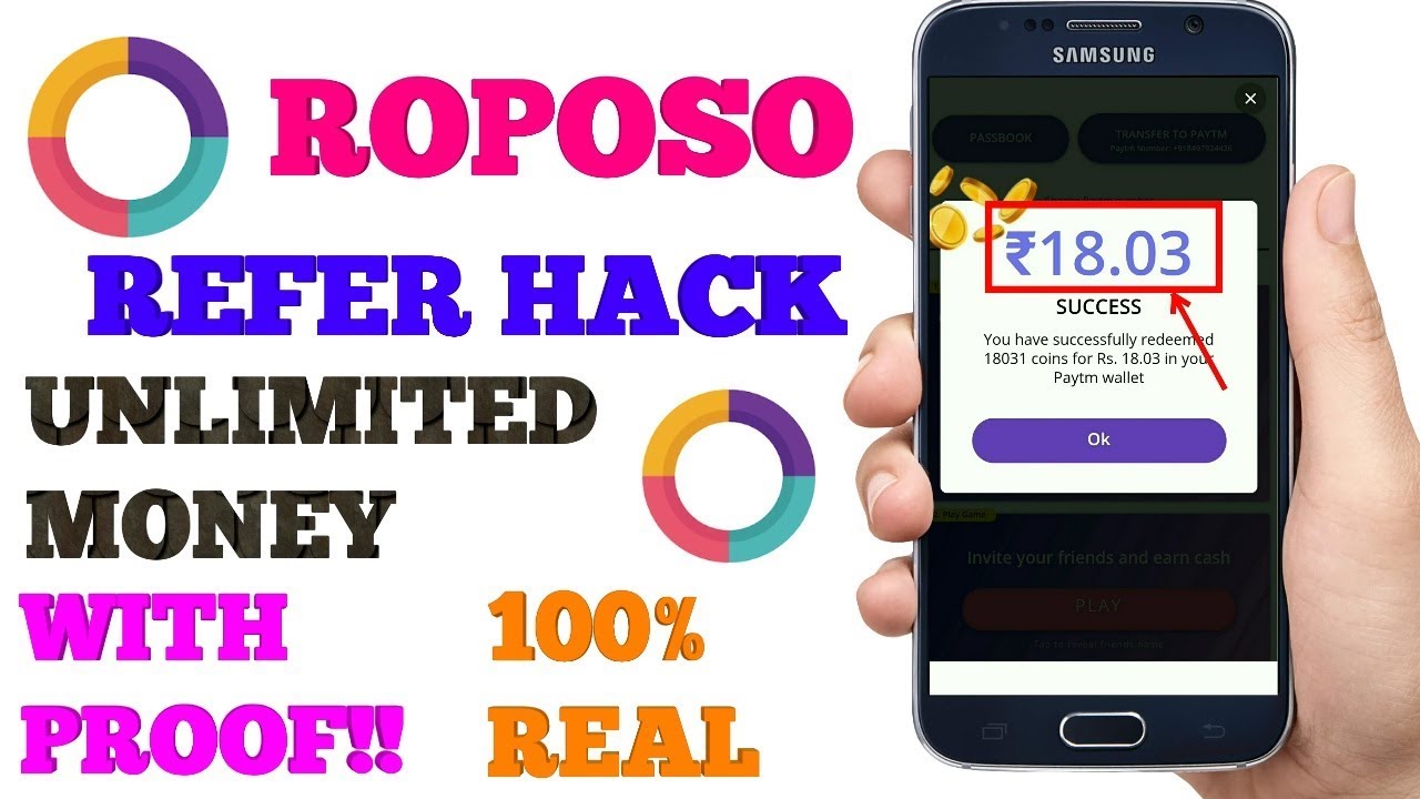Roposo hack trick || Unlimited money