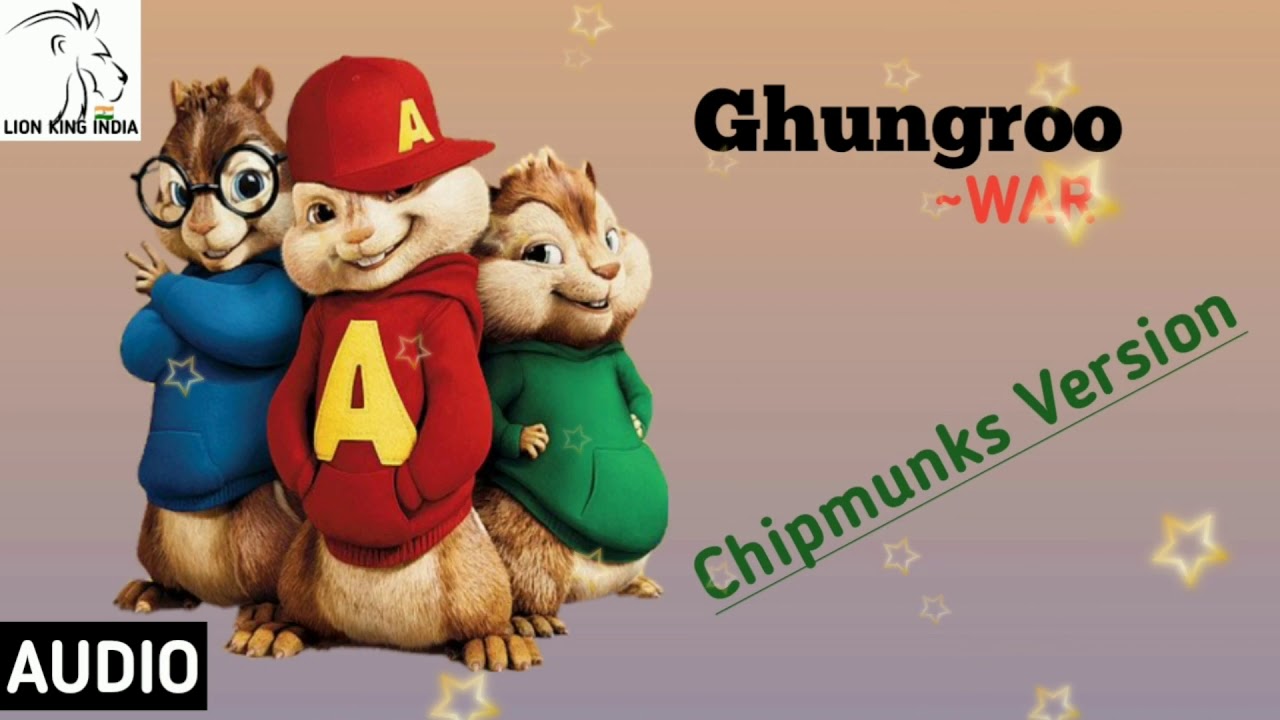 Ghungroo Song ~ WAR in Chipmunks Version Audio