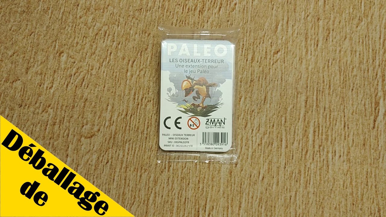 Déballage de Paleo - Oiseaux-Terreur