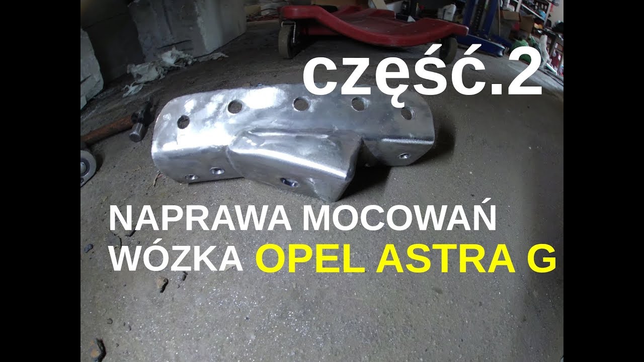 Opel Astra II (G) Naprawa blacharska mocowań wózka zawieszenia cz.2